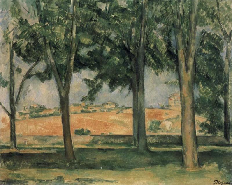 Chestnut Trees at Jas de Bouffan, Paul Cezanne